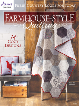 Paperback Farmhouse Style Quilting Book