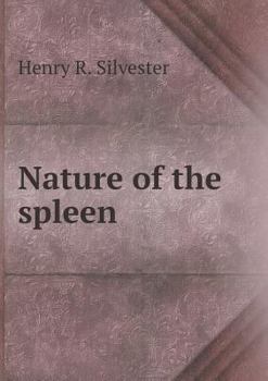 Paperback Nature of the Spleen Book