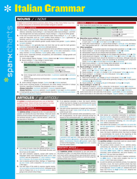 Italian Grammar - Book  of the SparkCharts