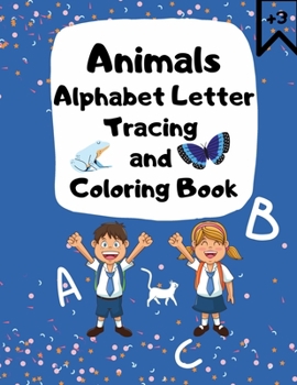 Paperback Alphabet Letter Tracing and Coloring Book