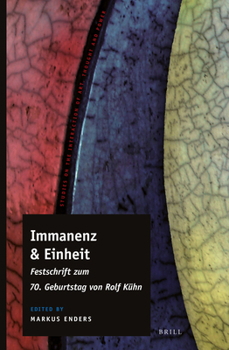 Hardcover Immanenz & Einheit [German] Book