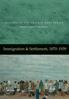 Hardcover Immigration & Settlement, 1870-1939 Book