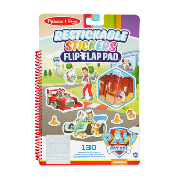 Misc. Paw Patrol Restickable Stickers Flip-Flap Pad - Classic Missions Book