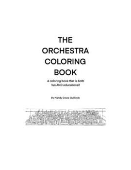 Paperback The Orchestra Coloring Book