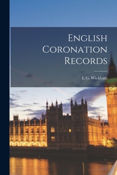 Paperback English Coronation Records Book