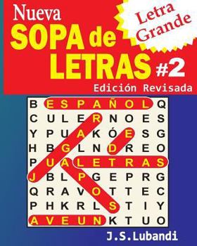 Paperback Nueva SOPA de LETRAS #2 (Letra Grande) [Spanish] Book