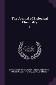 Paperback The Journal of Biological Chemistry: 5 Book