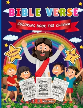 Paperback Bible Verse Coloring Book for Children, Book Two Book