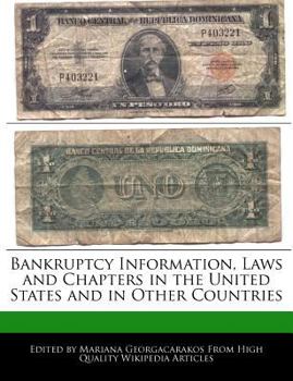 Paperback Bankruptcy Information, Laws and Chapters in the United States and in Other Countries Book