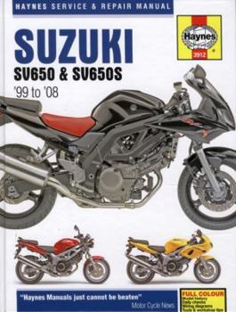 Hardcover Haynes Suzuki SV650 & SV650S: Service and Repair Manual Book