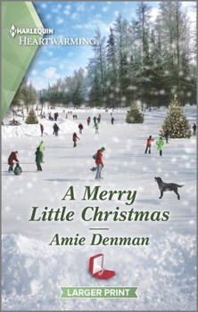 Mass Market Paperback A Merry Little Christmas: A Holiday Romance Novel [Large Print] Book