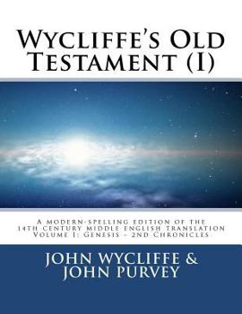 Paperback Wycliffe's Old Testament (I): Volume One Book