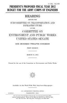 President’s proposed fiscal year 2012 budget for the Army Corps of Engineers