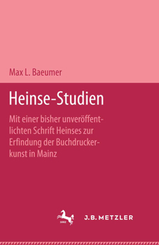 Hardcover Heinse-Studien [German] Book