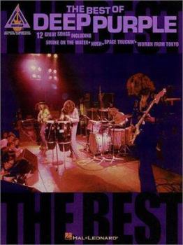 Paperback The Best of Deep Purple | Deep Purple Electric Guitar Songbook | Guitar Recorded Versions Note-for-Note Tablature and Standard Notation with Lyrics and Chords | Medium Difficulty Hard Rock Classics Book