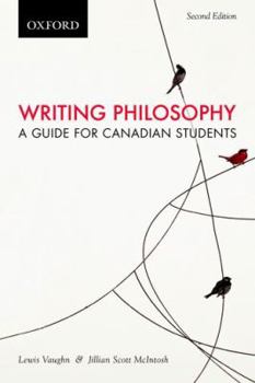 Hardcover Writing Philosophy: A Guide for Canadian Students Book
