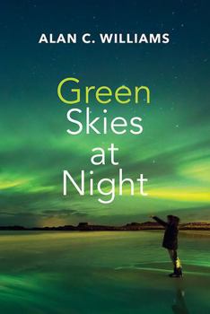 Paperback Green Skies at Night [Large Print] Book