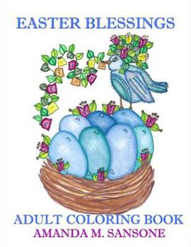 Paperback Easter Blessings: Adult Coloring Book