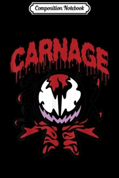 Composition Notebook: Marvel Carnage Red Kawaii Symbiote Graphic  Journal/Notebook Blank Lined Ruled 6x9 100 Pages
