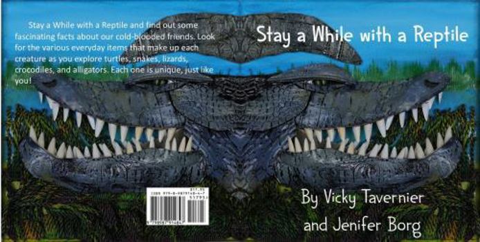 Paperback Stay a While with a Reptile Book