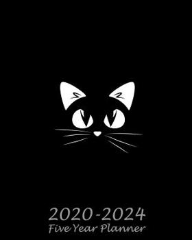 2020-2024 Five Year Planner: Black Cat Monthly Calendar Schedule Organizer (60 Months) For The Next Five Years With Holidays and inspirational Quotes