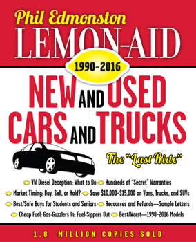 Paperback Lemon-Aid New and Used Cars and Trucks 1990-2016 Book