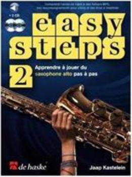 Paperback EASY STEPS 2 [F] - APPRENDRE A JOUER DU SAXOPHONE ALTO PAS A PAS + CD + ENREGISTREMENT(S) EN LIGNE Book