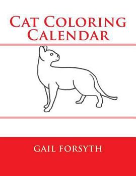 Cat Coloring Calendar
