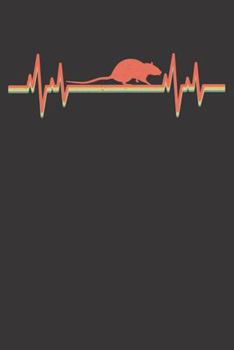 Paperback Notebook: Rat Dot Grid 6x9 120 Pages Book