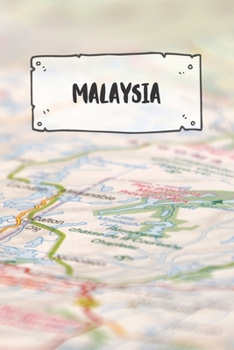 Paperback Malaysia: Ruled Travel Diary Notebook or Journey Journal - Lined Trip Pocketbook for Men and Women with Lines Book