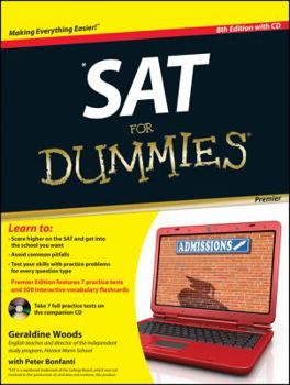 Paperback SAT For Dummies, with CD Book