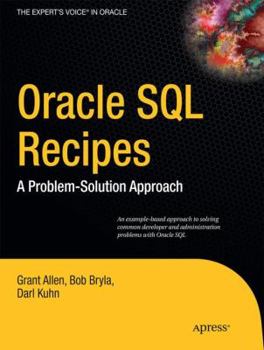 Paperback Oracle SQL Recipes: A Problem-Solution Approach Book
