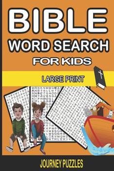 Paperback Bible Word Search For Kids [Large Print] Book
