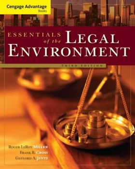 Paperback Essentials of the Legal Environment Book