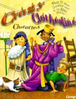 Paperback Crazy Clothesline Characters Book