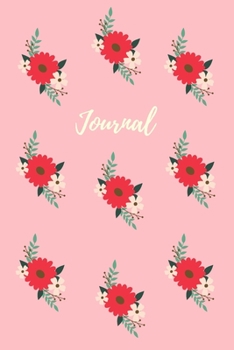 Journal: Notebook - Notizbuch - Blüten-Motiv - Dot Grid - Dotted - Punktraster - Insgesamt 135 Seiten - Maße ca. DIN A5