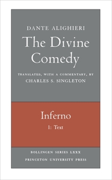Paperback The Divine Comedy, I. Inferno, Vol. I. Part 1: Text Book