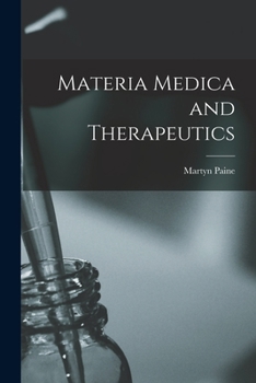 Paperback Materia Medica and Therapeutics Book