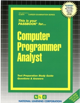 Spiral-bound Computer Programmer Analyst: Passbooks Study Guide Book