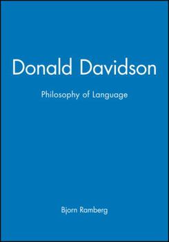 Hardcover Donald Davidson's Philosophy of Language: An Introduction Book