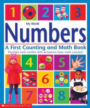 Hardcover My World: Numbers-Exploring Counting and Math Book