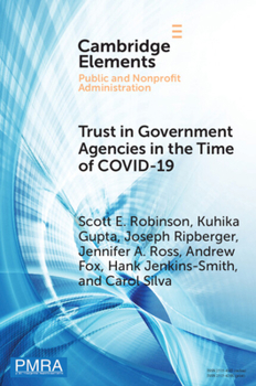 Paperback Trust in Government Agencies in the Time of Covid-19 Book