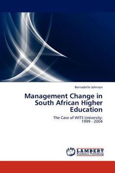 Paperback Management Change in South African Higher Education Book