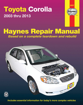Paperback Toyota Corolla 2003 Thru 2013 Book