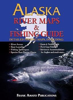 Paperback Alaska River Maps & Fishing Guide Book