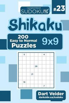 Paperback Sudoku Shikaku - 200 Easy to Normal Puzzles 9x9 (Volume 23) Book
