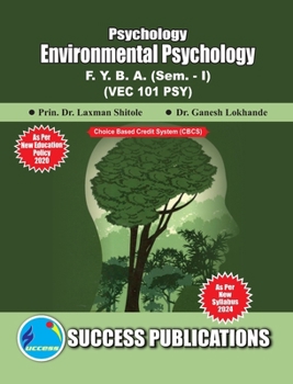 Paperback Environmental Psychology(F.Y.B.A, Sem.-I) SPPU -Text(English) Book