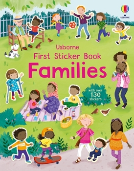 Paperback First Sticker Book Families Book