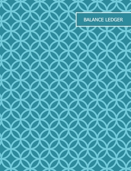 Paperback Balance Ledger: Account Tracker Check and Debit Card Register 100 pages perfect binding, non-perforated, 6 Column Payment Record Book