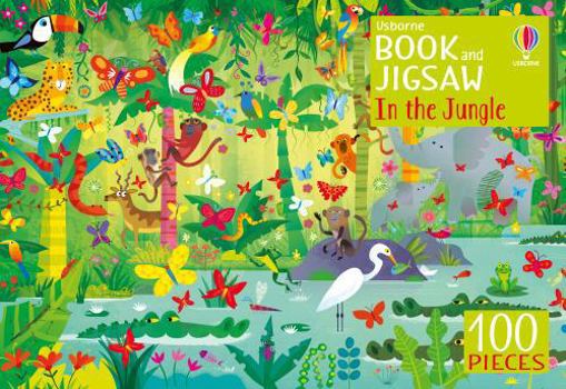 Book and Jigsaw: In the Jungle - Book  of the Usborne Book and Jigsaw